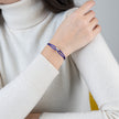 Mini Silver Soho Diamond Cord Bracelet