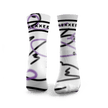 Padel-Socken mit Wellenlinien-Design