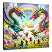 Dragon Playground Dreams Canvas