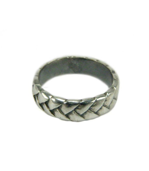 925 Silver Plaited Mane Ring – Handmade Equestrian Band for Him & Her