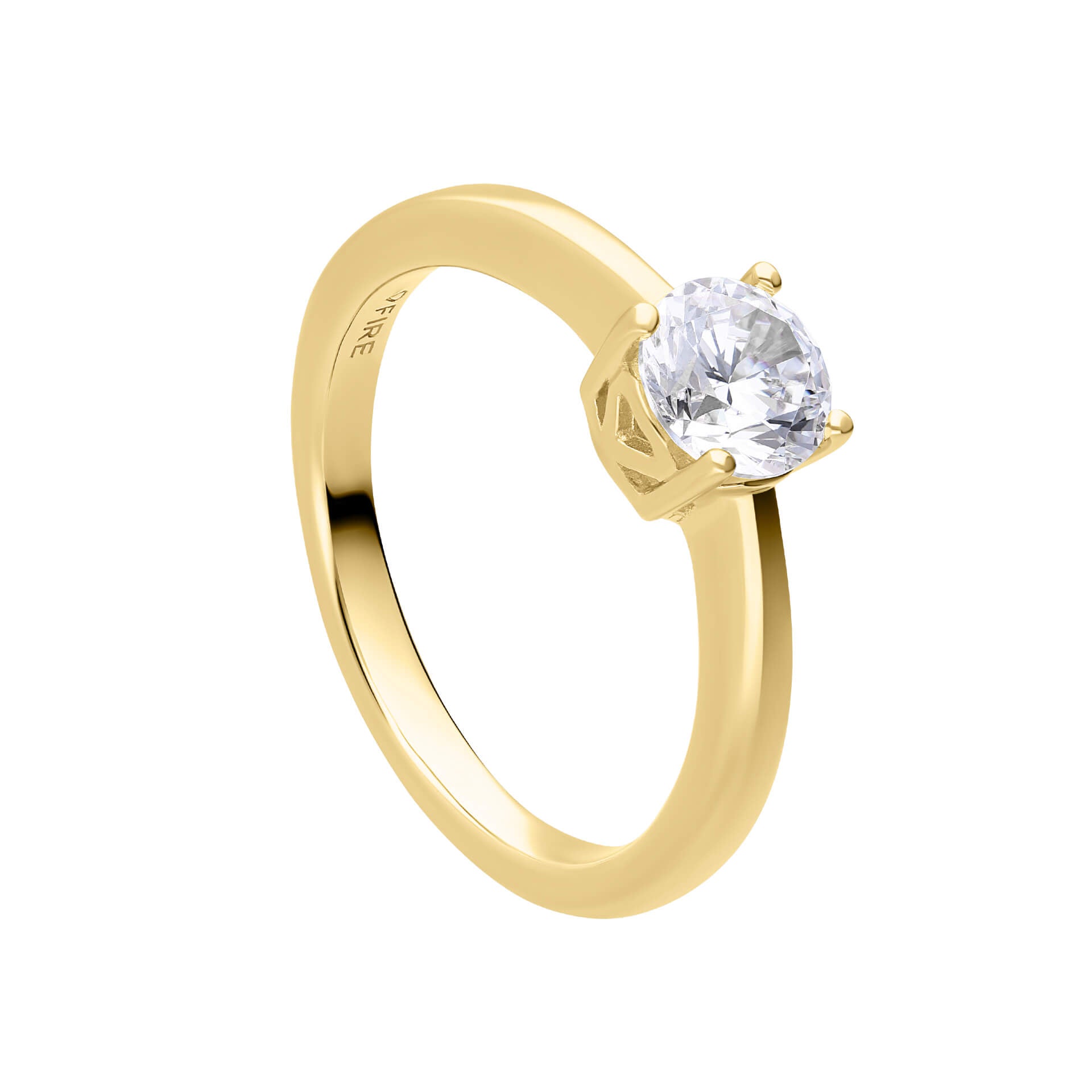 Diamonfire Four Claw Carat Ring