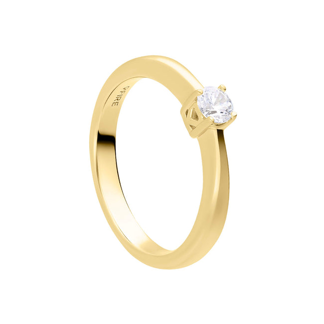 Anillo Diamonfire de Cuatro Garras de Quilates