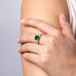 Diamonfire Dreifach-Ring mit Prinzessschliff