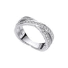 Diamonfire Zirconia Criss Cross Ring