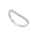 Diamonfire Zirkonia Wellen-Cluster-Ring