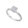 Diamonfire Double Claw Solitaire Ring