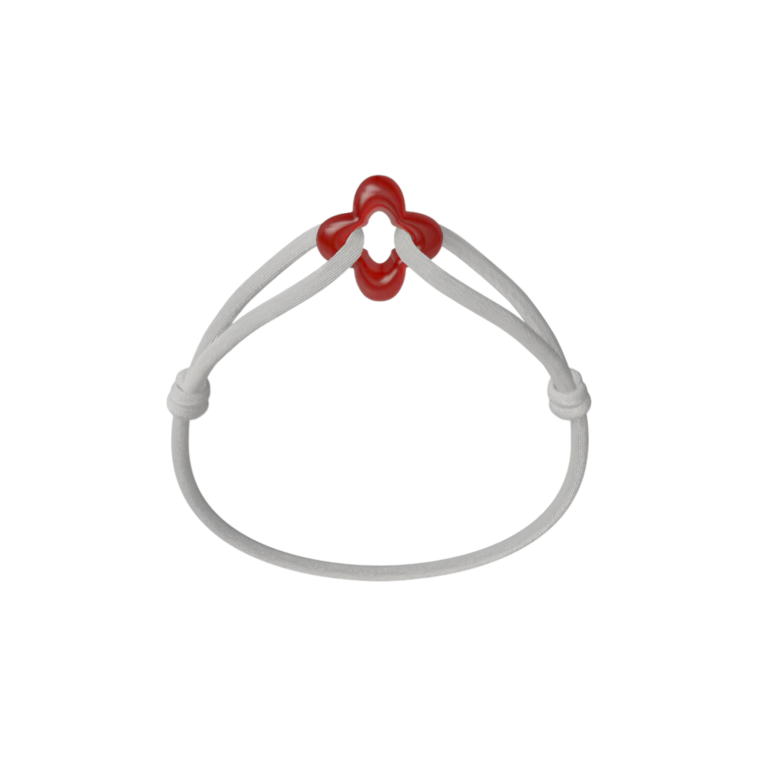 Red Clover Cord Bracelet
