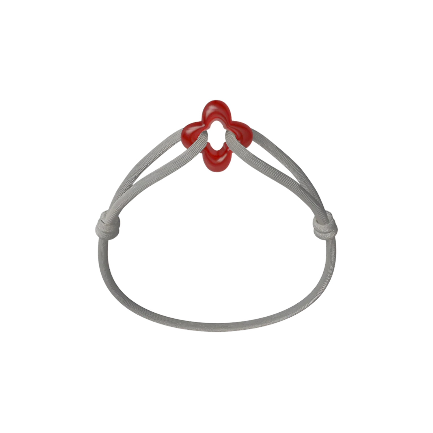 Red Clover Cord Bracelet