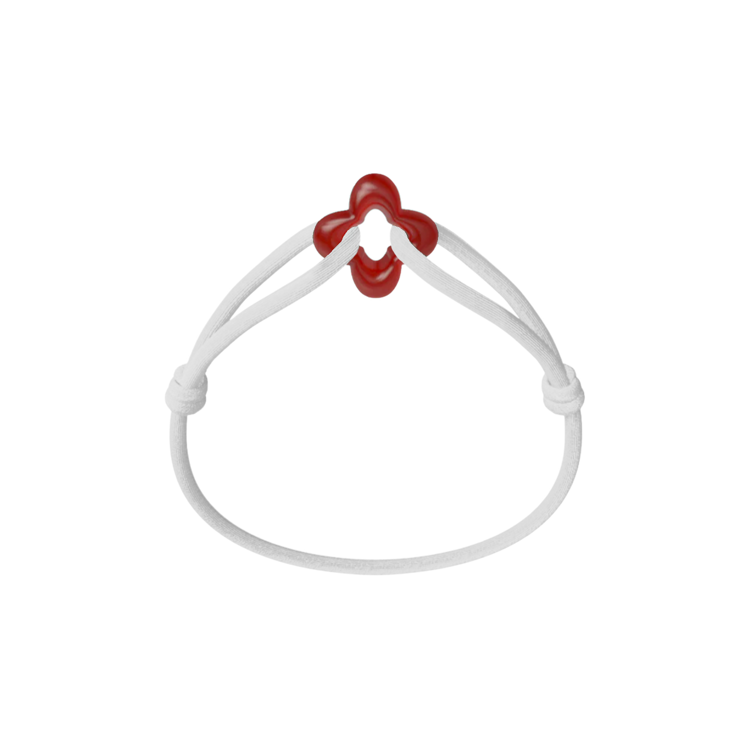 Red Clover Cord Bracelet
