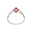Red Clover Cord Bracelet