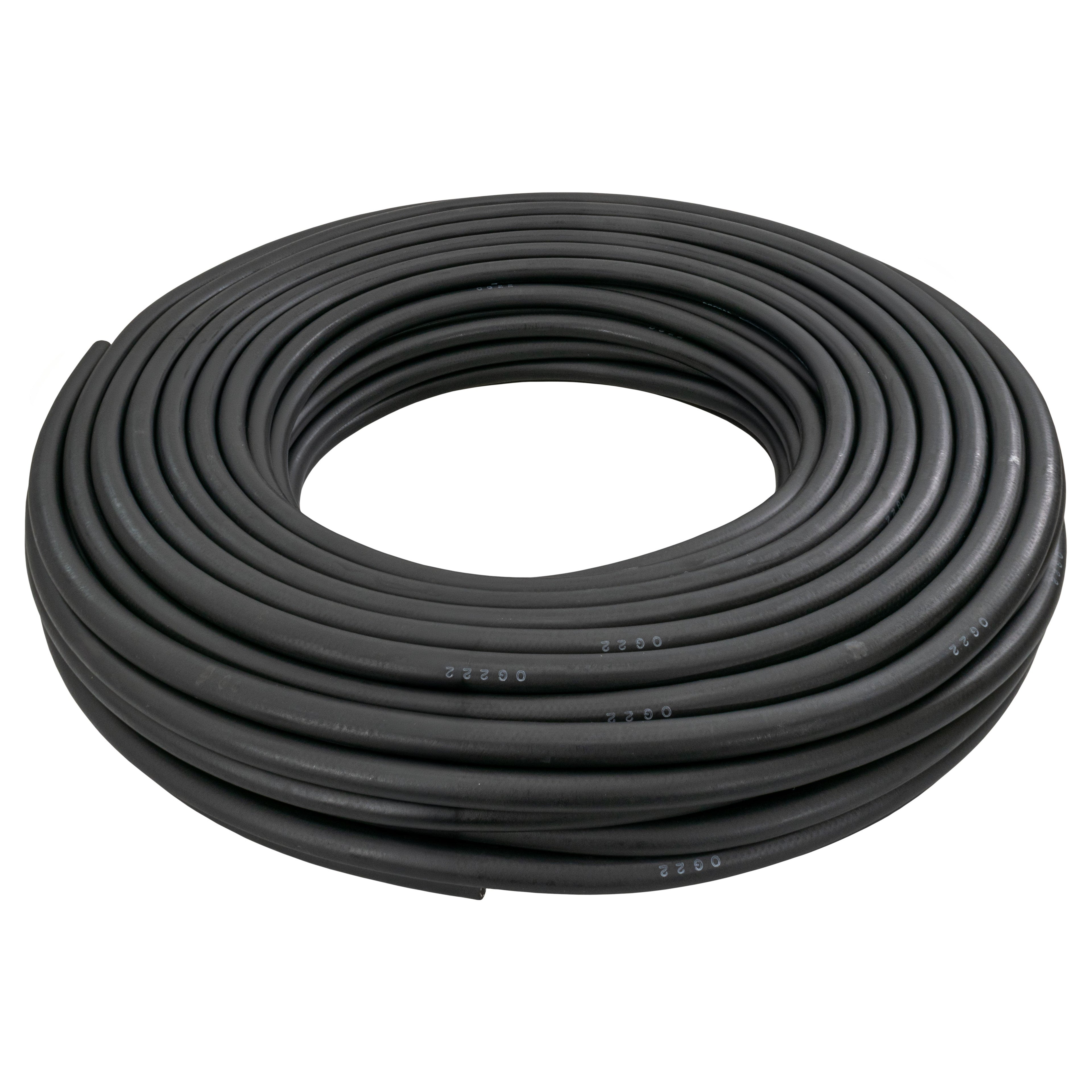 Rubber 10mm Braided Fuel, Oil Hose SAE J30 R6
