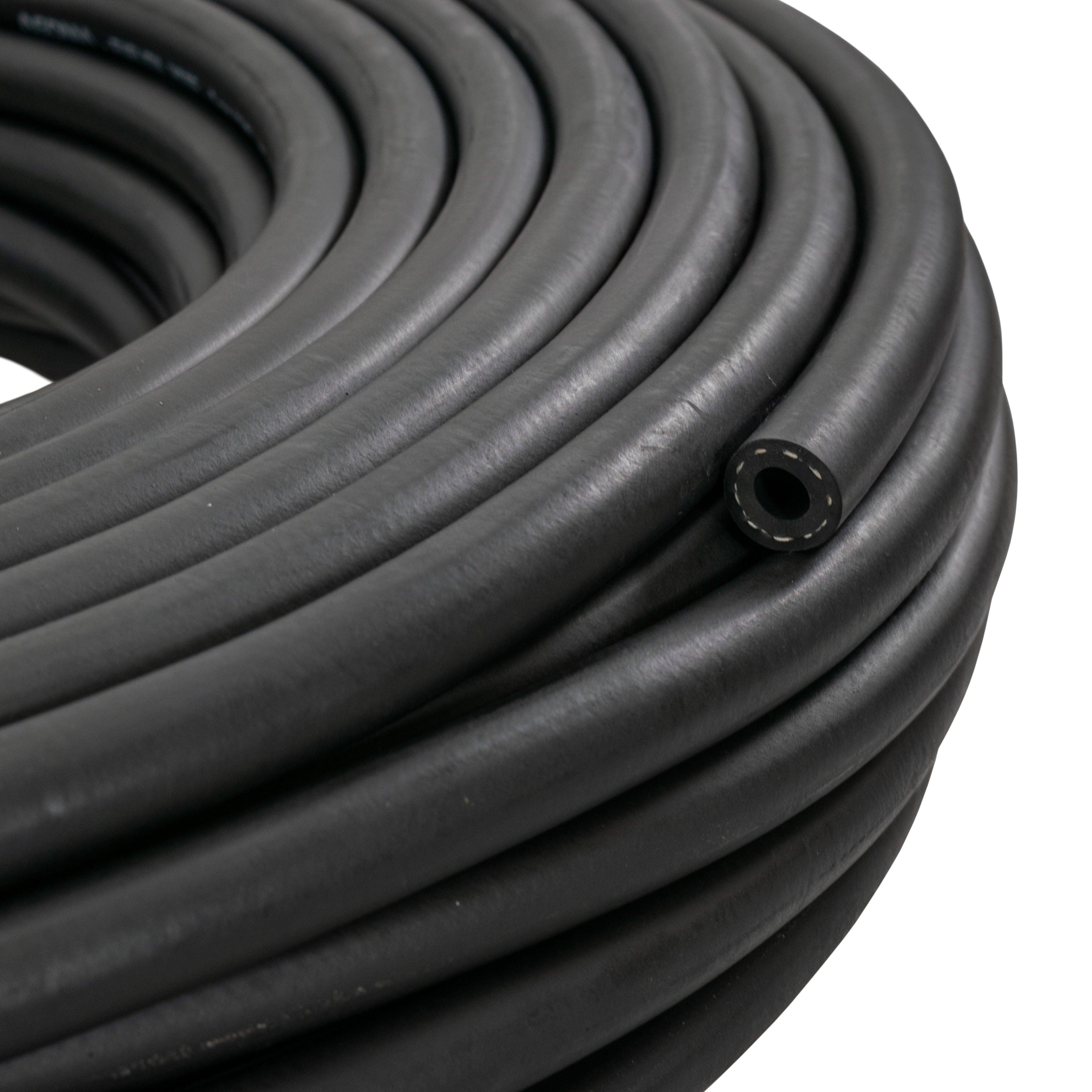 Rubber 10mm Braided Fuel, Oil Hose SAE J30 R6