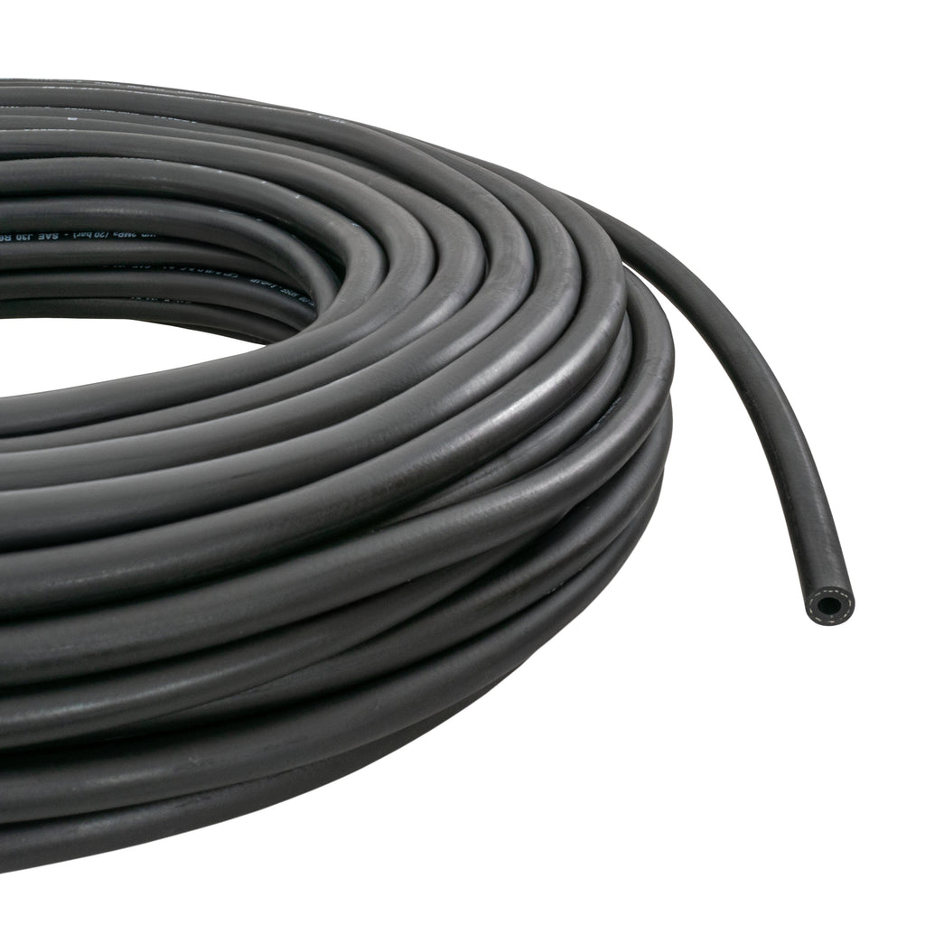 Rubber 8mm Braided Fuel, Oil Hose SAE J30 R6