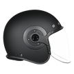 D.O.T. & ECE Daytona Retro Jet- Dull Black