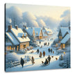 Winter Village Canvas