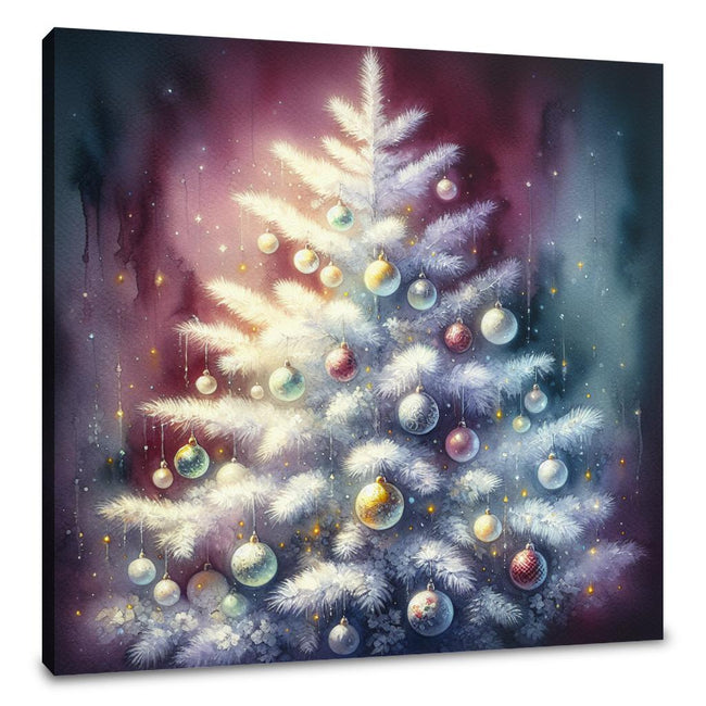 Melancholic Christmas Serenity Canvas