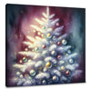 Melancholic Christmas Serenity Canvas