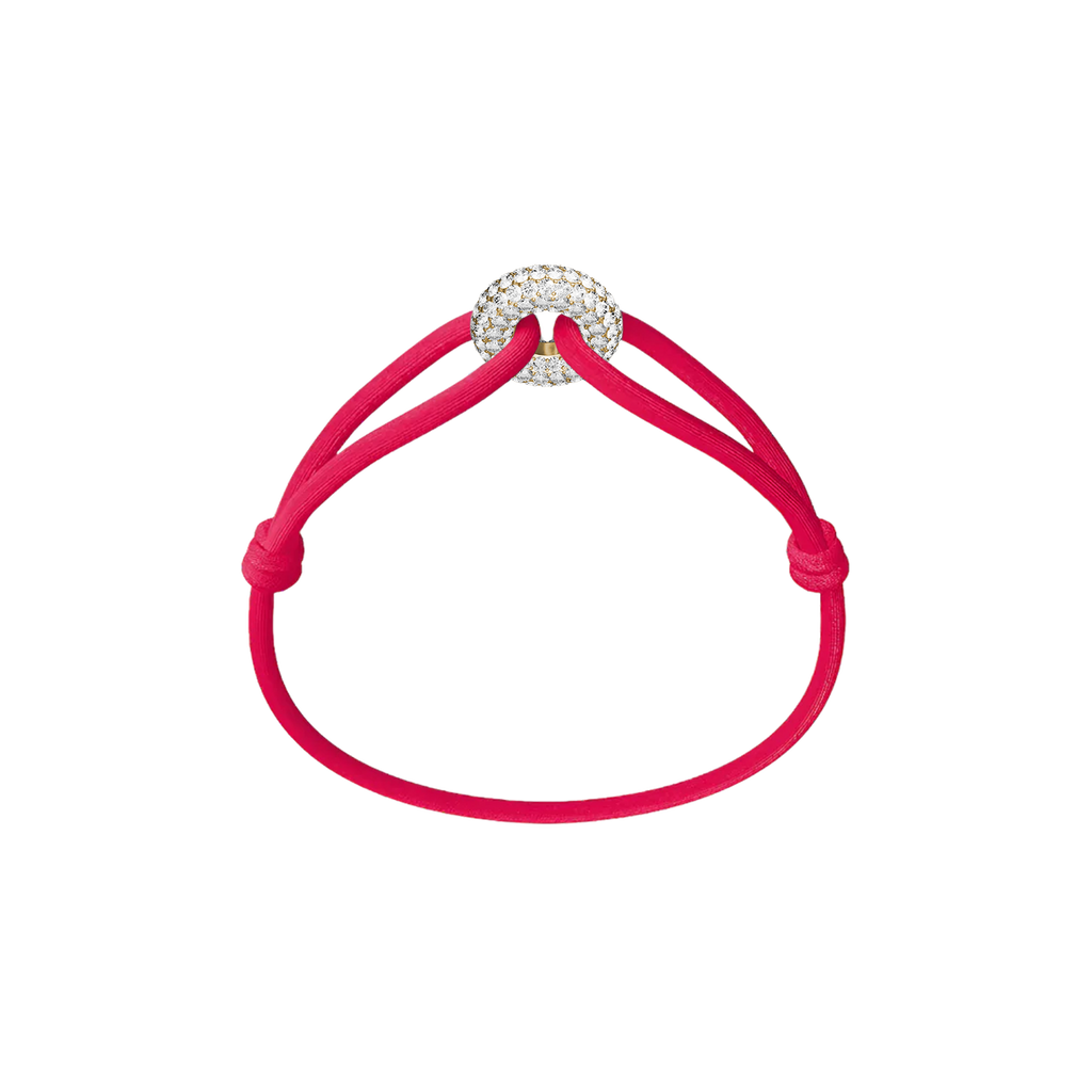 Golden Soho Pavé Cord Bracelet