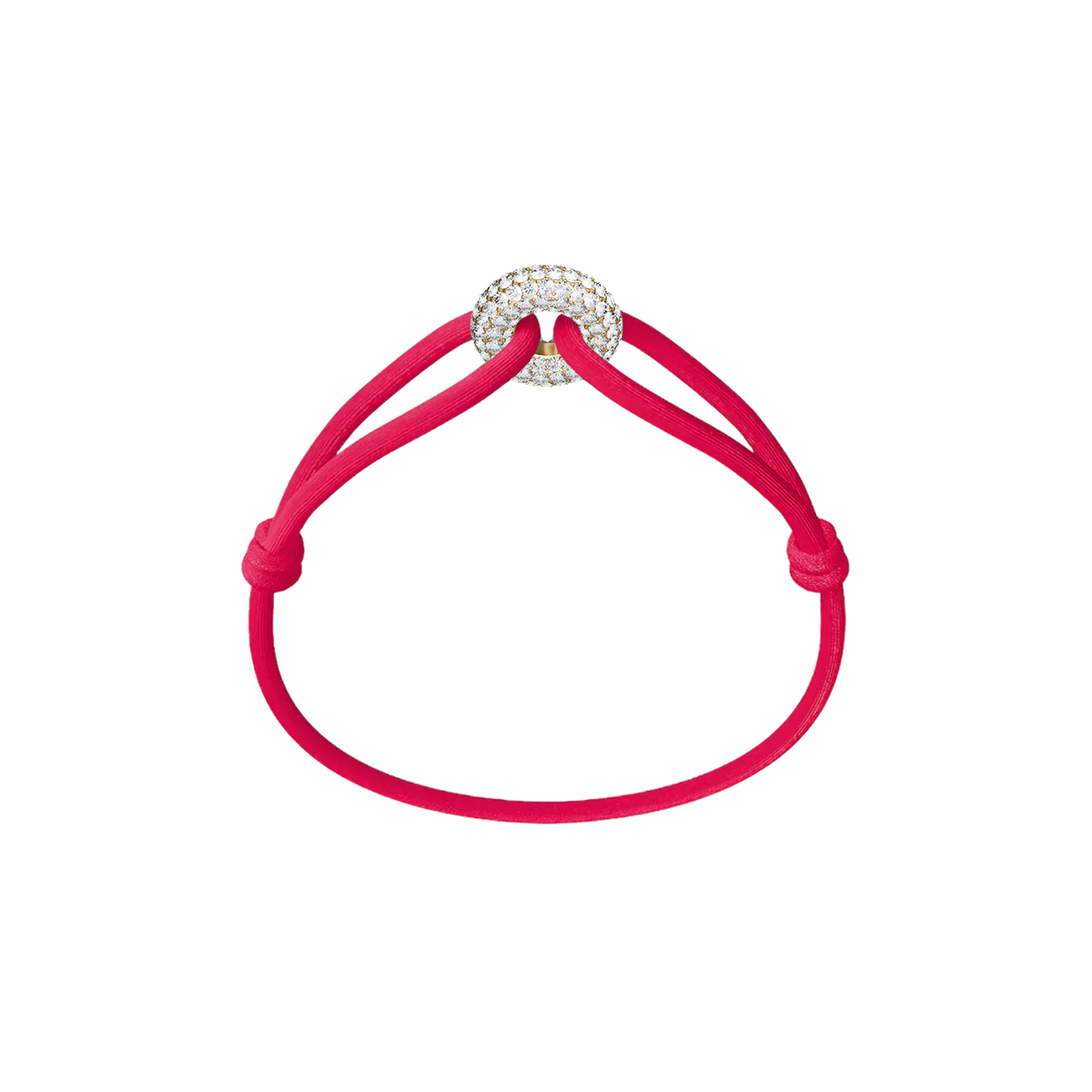Goldener Soho Pavé Kordelarmband