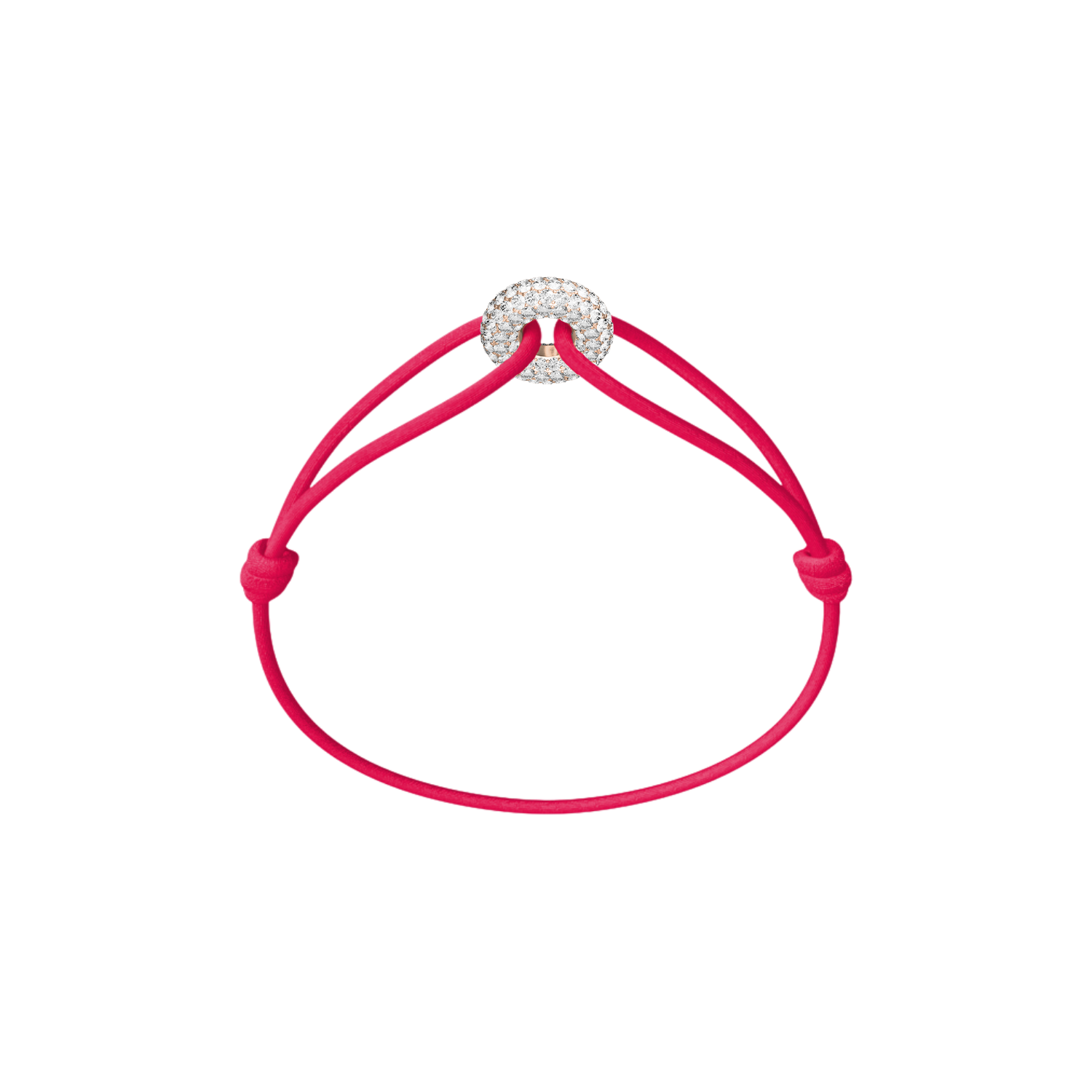 Mini Rose Soho Pavé Cord Bracelet
