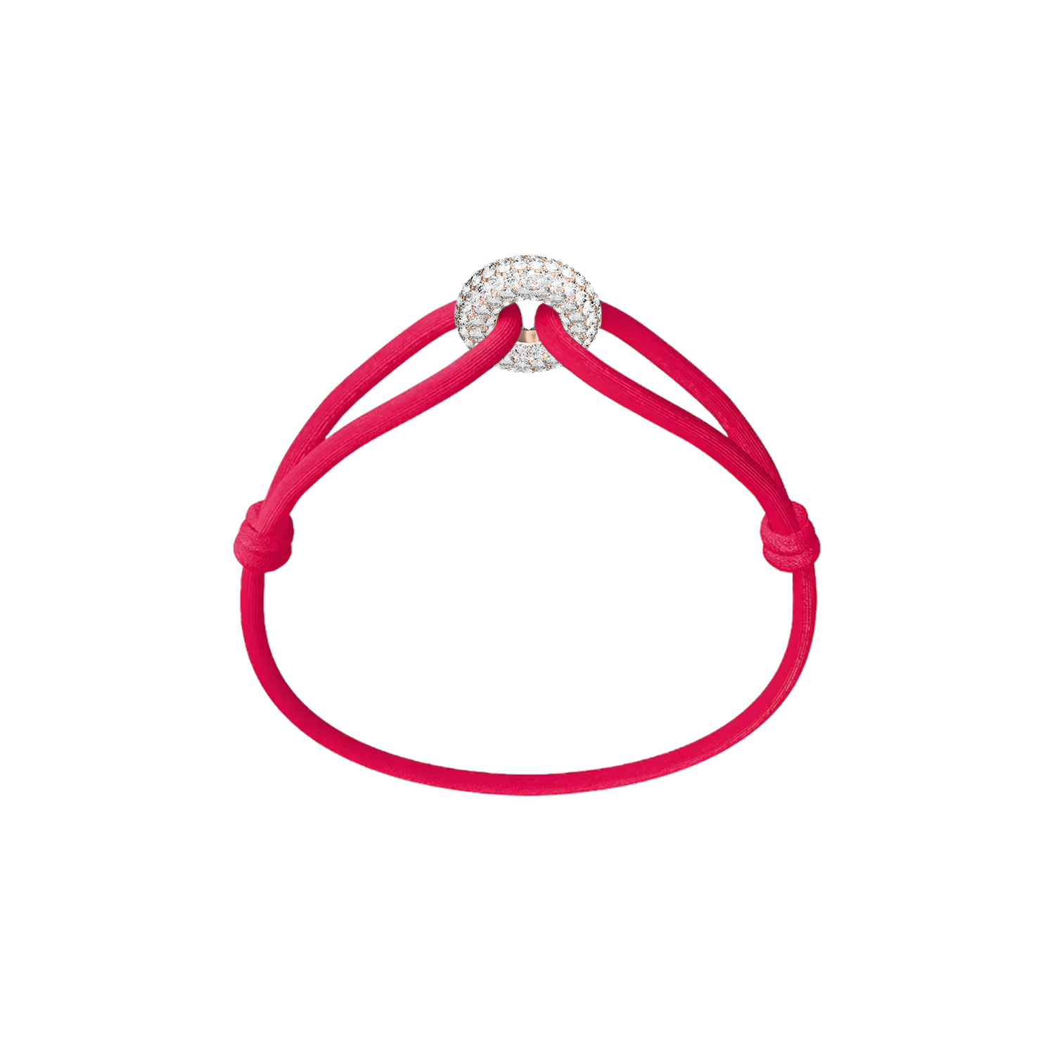 Rose Soho Pavé Cord Bracelet
