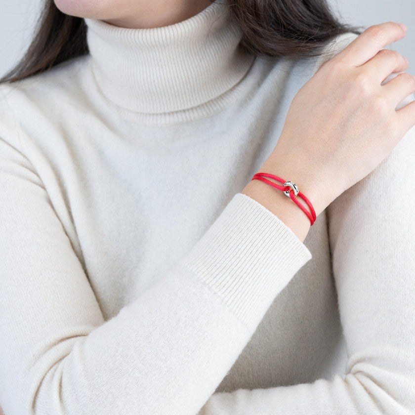 Silbernes Soho-Diamantkordelarmband