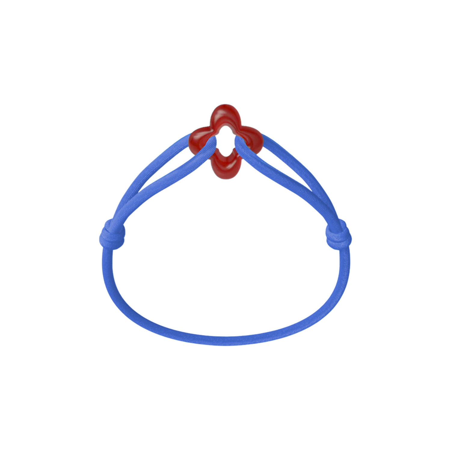 Red Clover Cord Bracelet