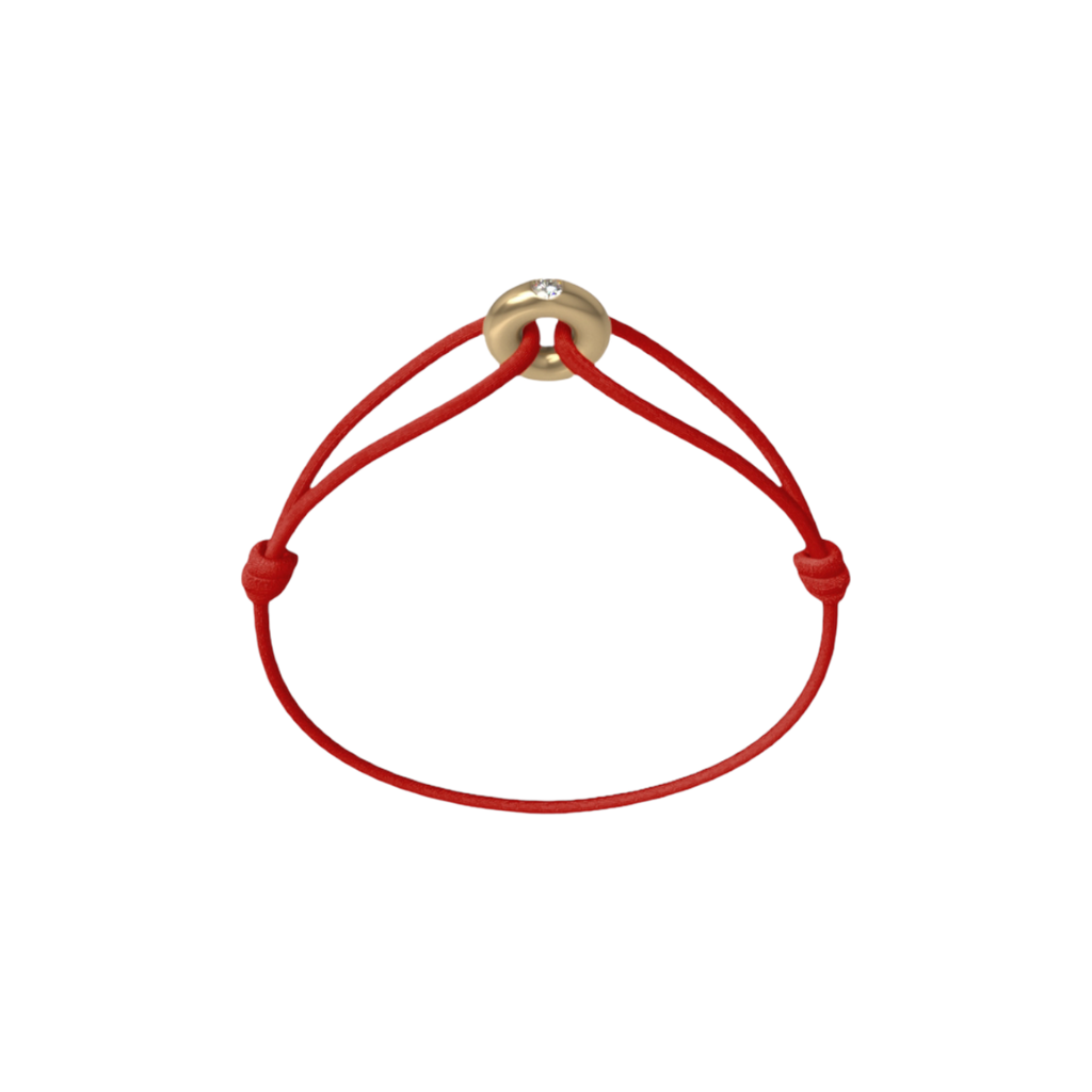 Mini Golden Soho Diamond Cord Bracelet
