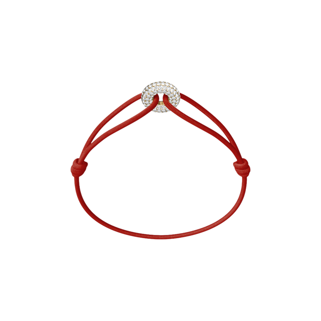 Mini Golden Soho Pavé Cord Bracelet