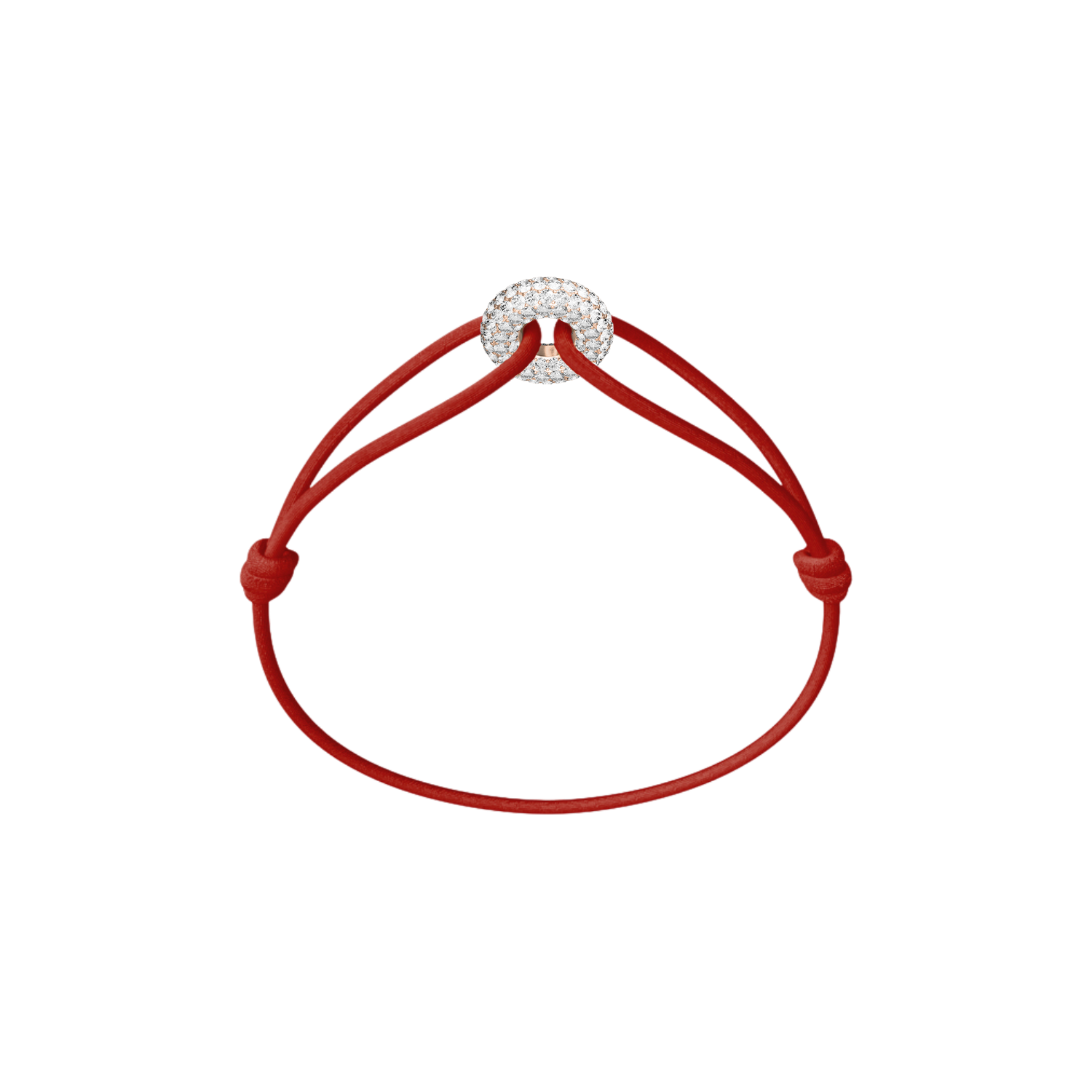 Mini Rose Soho Pavé Cord Bracelet