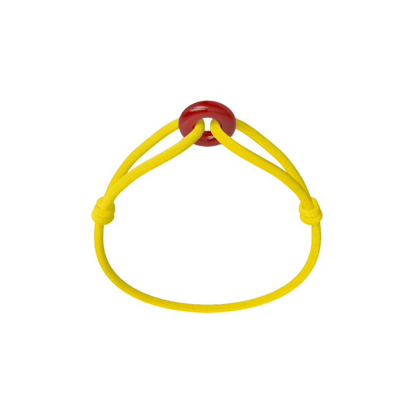 Red Soho Cord Bracelet