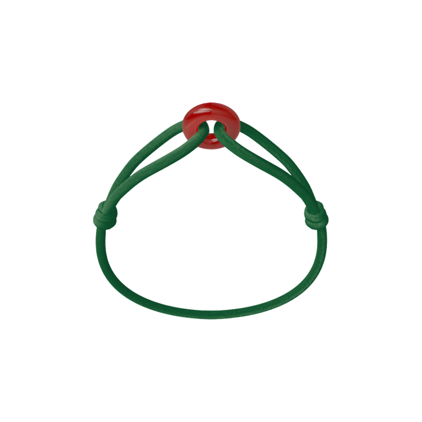 Red Soho Cord Bracelet