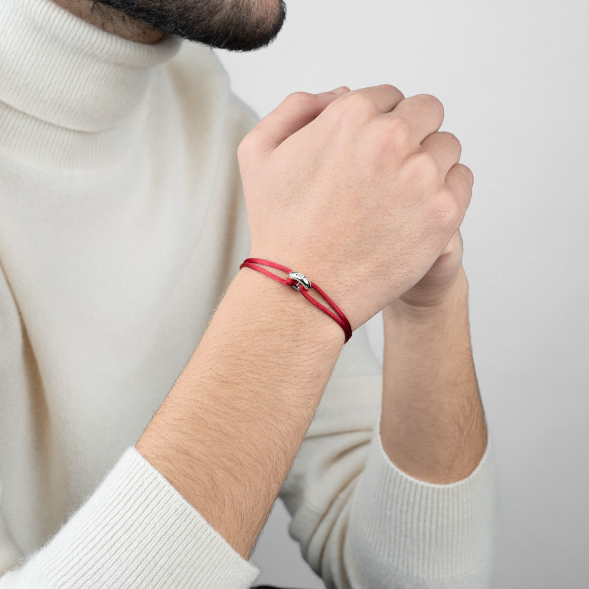 Silbernes Soho-Diamantkordelarmband