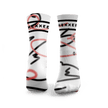 Padel-Socken mit Wellenlinien-Design