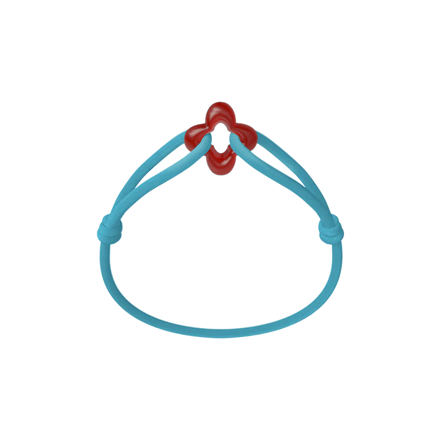 Red Clover Cord Bracelet