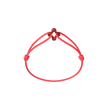 Mini Red Clover Cord Bracelet