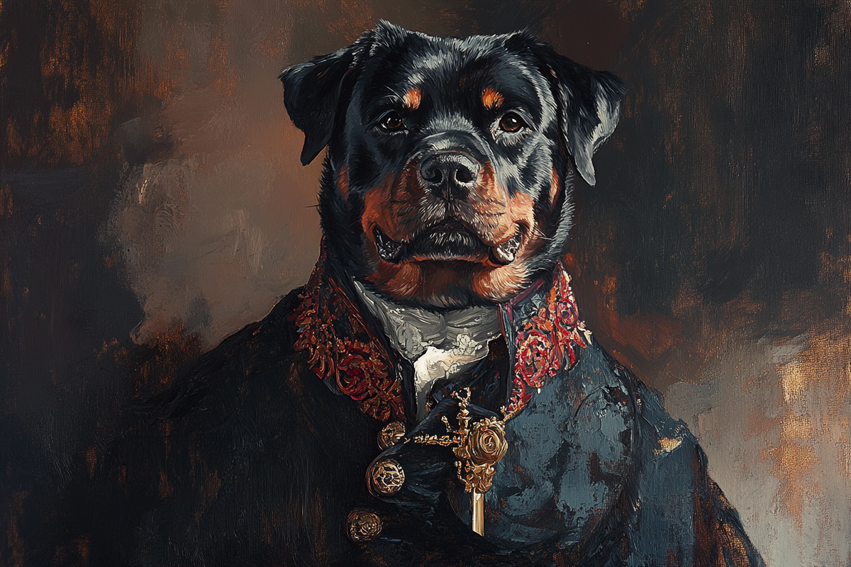 Regal Rottweiler Blanket