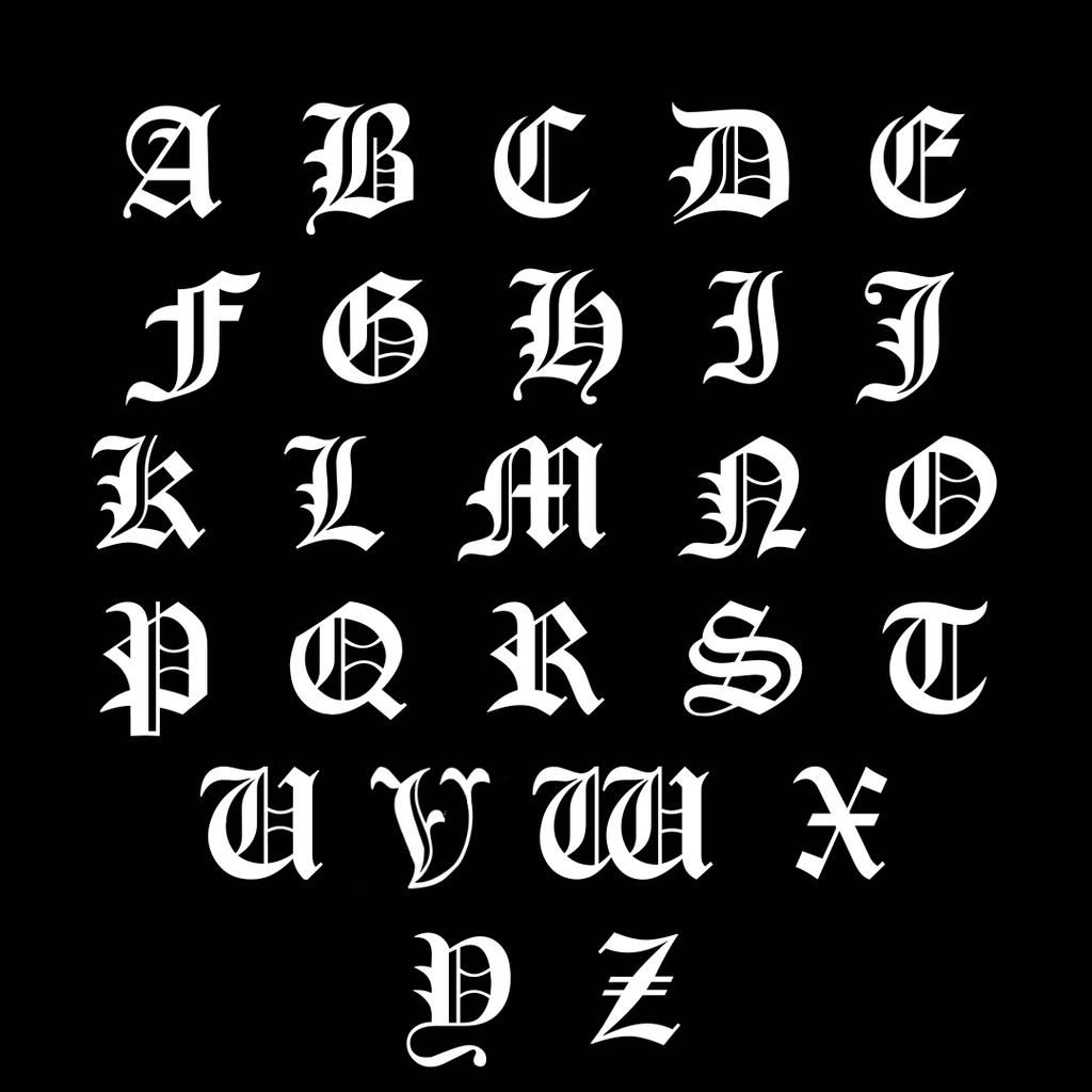 Charm Coven Gold Old English Initial Charm