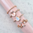 Dünner, durchgehender Memoire-Ring (1,2 mm) in Roségold