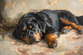 Rottweiler Rest Blanket
