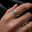 18K Gold Plated Stacking Ring