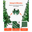 VEVOR Artificial Grass Wall Panels 3D Combination Greenery Boxwood  Panel for Privacy Backdrop Wall Hedge Screen for Garden