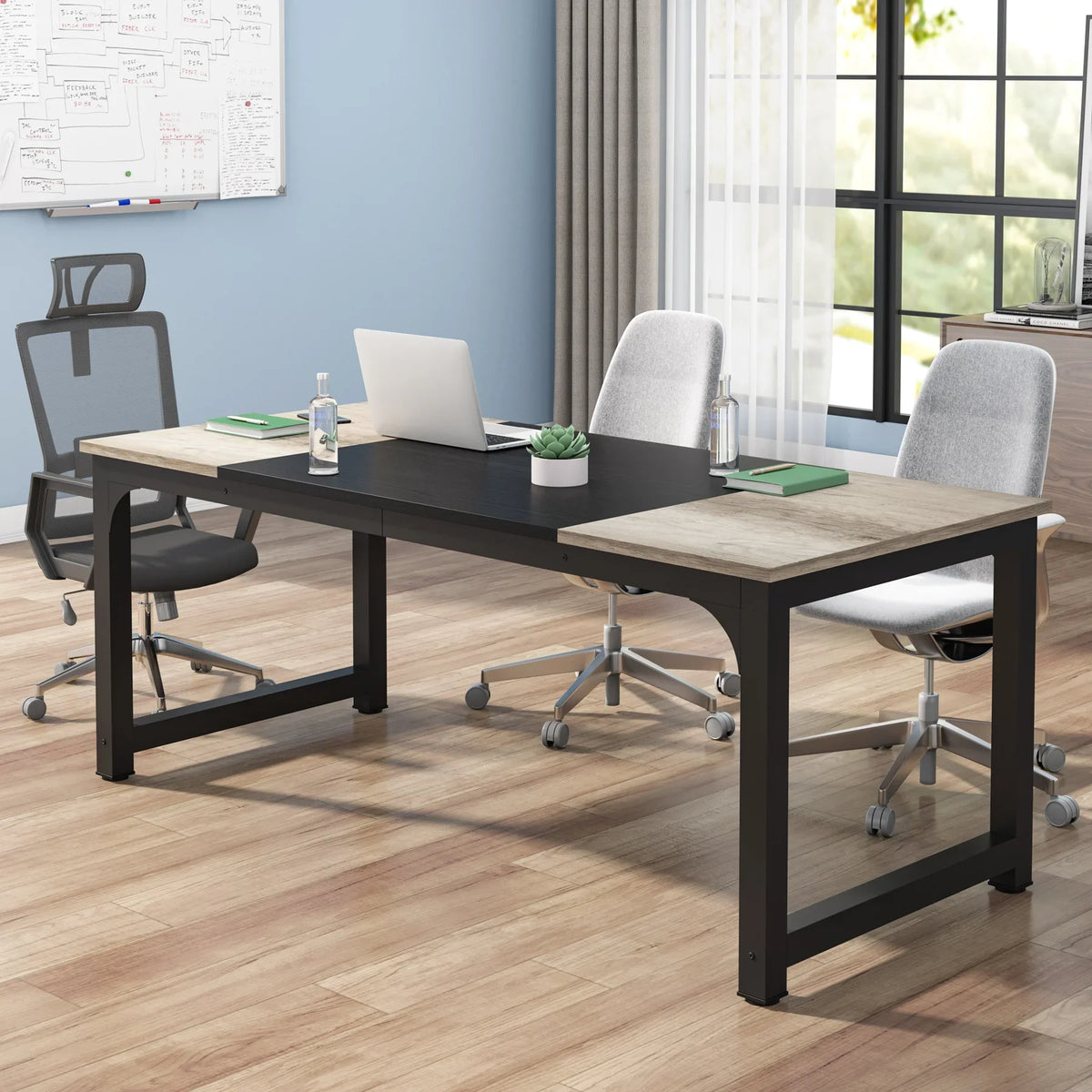 Tribesigns Moderner Computertisch Großer Bürotisch Computertisch Schreibtisch Workstation für Home Office