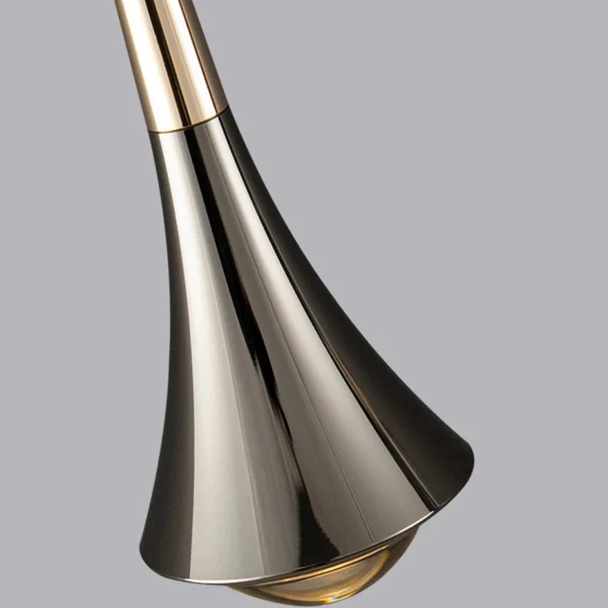 Dropping Pendant Light LED Integrated Adjustable Height Warm Light