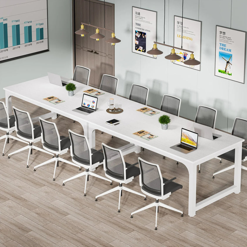 Tribesigns Moderner Computertisch Großer Bürotisch Computertisch Schreibtisch Workstation für Home Office