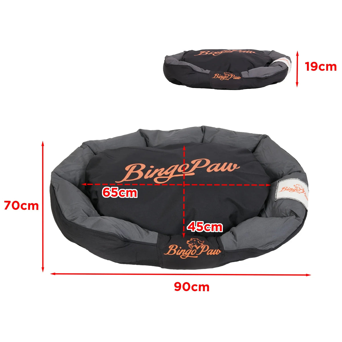 Dog Bed for All Season Pet, Calming Sleeping Mat, Sofa, Kennel Cushion with Removable Cushion, Oxford Cover, L, XL, XXL