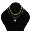 18K Gold Spiral Twist Rope Chain Necklace