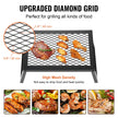 VEVOR 18/24in Barbecue Charcoal Grill Outdoor Home Appliance for Outdoor Cooking Camping Picnics Beach
