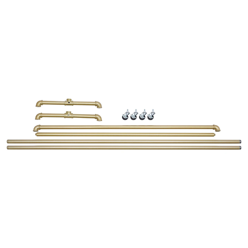 Movable Clothes Rack Universal Wheels Coat Rack Floor Clothes Hanger Bedroom Garment Rack Metal Clothing Rack Wardrobe Furniture