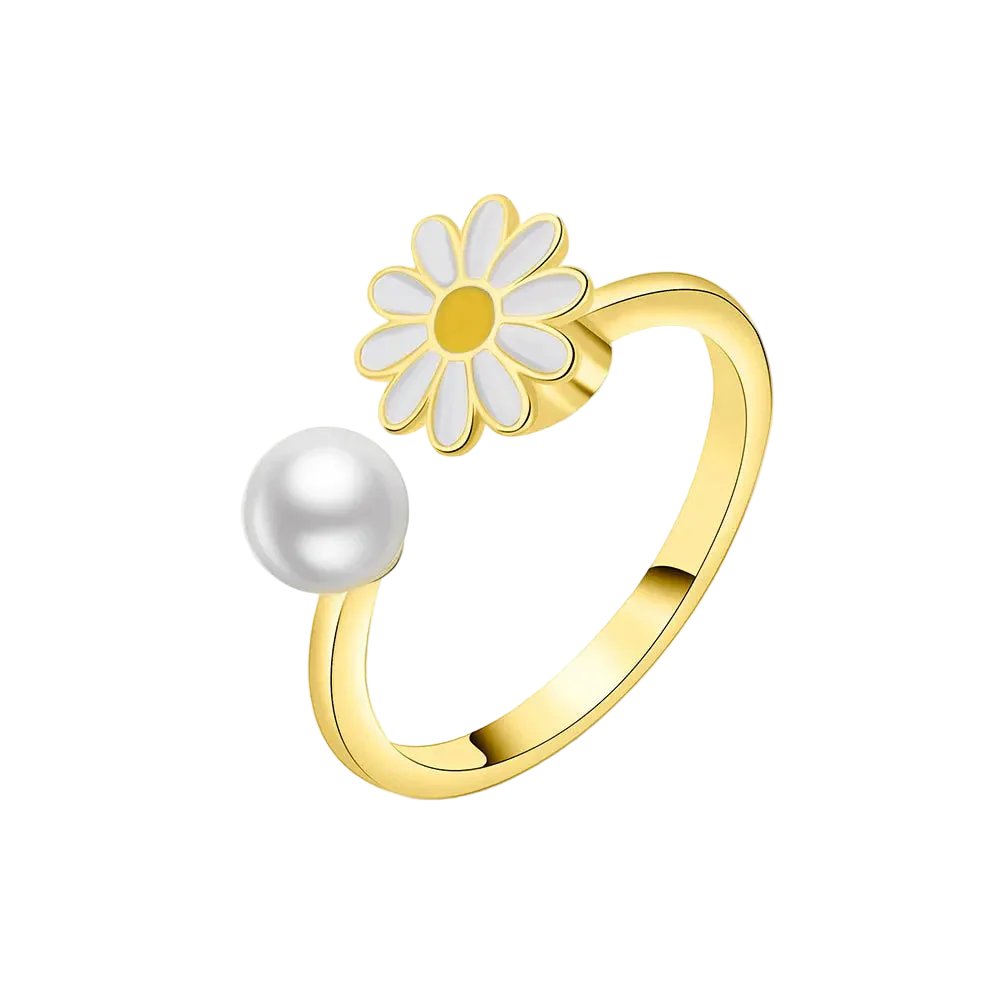 Anillo Giratorio de Margarita Ajustable